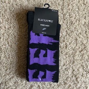 Knee High Black Socks